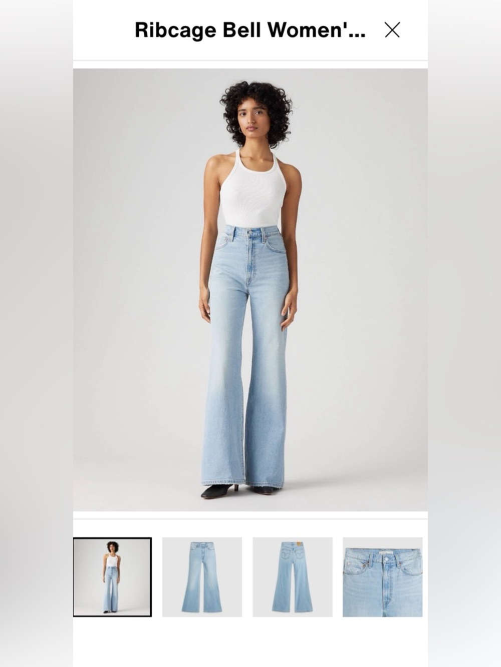 Rib cage bell levi jeans
